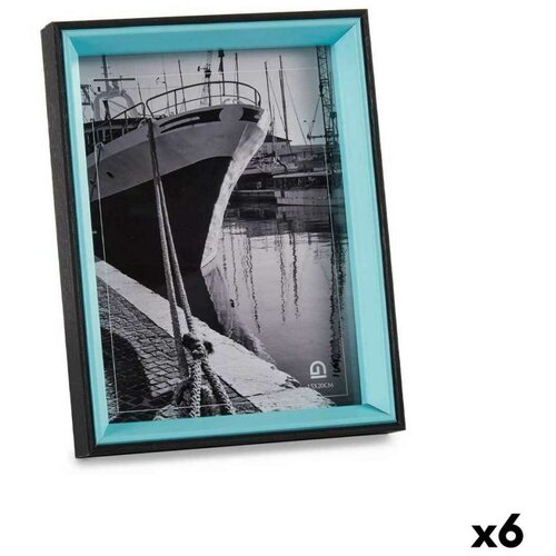  Okvir za sliku Kristal Crna Plava Drvo MDF (3 x 22 x 17 cm) (6 kom.) Cijene