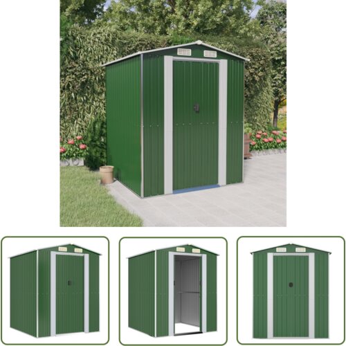  The Living Store Vrtna lopa zelena 192x191x223 cm pocinkano jeklo - Vrtna Lopa, (21745193) Cene