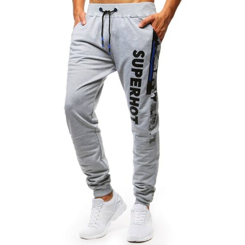 DStreet Light gray men's sweatpants UX3521 Slike