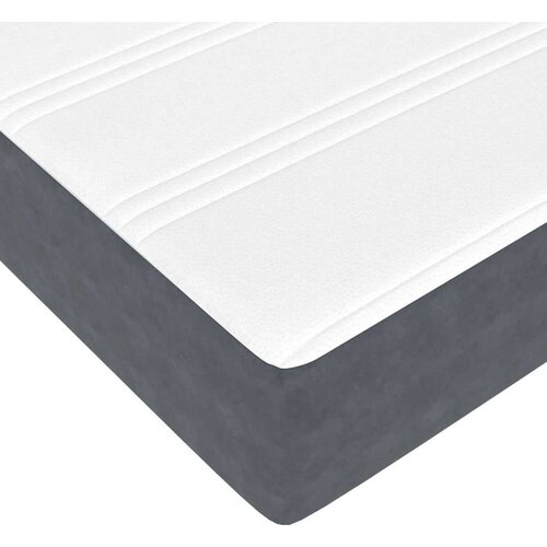  Boxspring krevet s madracem Tamno siva 160 x 200 cm Bar&amp;scaron;un Slike