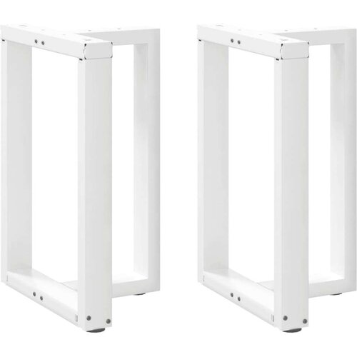  Noge za jedilno mizo v obliki črke T, 2 kosa, bele barve, 50x35x(72-73) cm, jeklo, (22123997) Cene