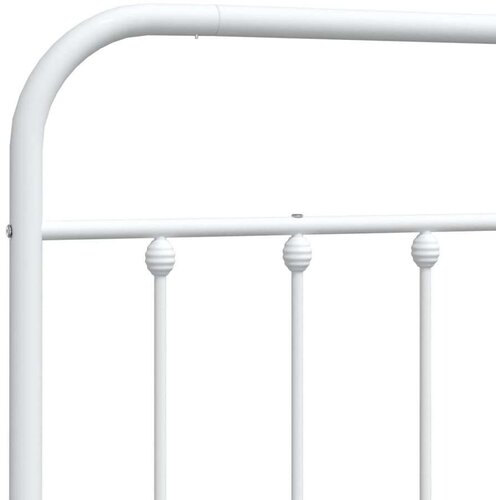  Metalno uzglavlje bijelo 107 cm Slike