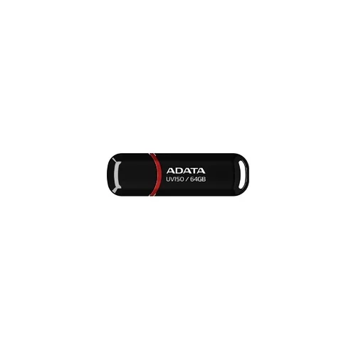 Adata UV150 64GB USB 3.1 pendrive, črn(AUV150-64G-RBK)