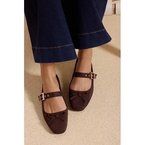 Trendyol Shoes Ženske baletanke Takss26Be00004, Smeđe Cene