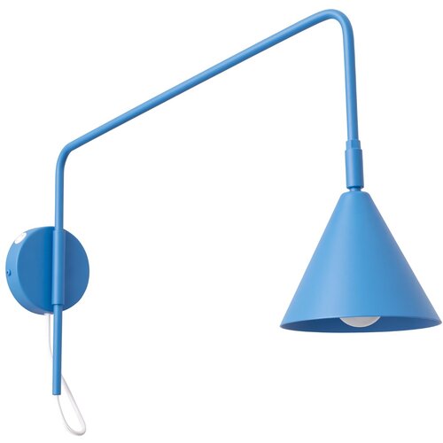 Sollux Lighting Stenska svetilka NOX 1 svetlo modra s stikalom, (5000352063) Cene