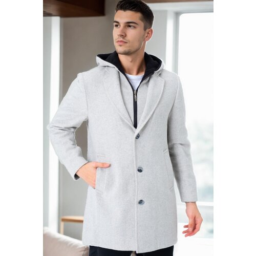 Dewberry PLT8395 BATTAL COAT-PATTERNED BEIGE-2 Cijene