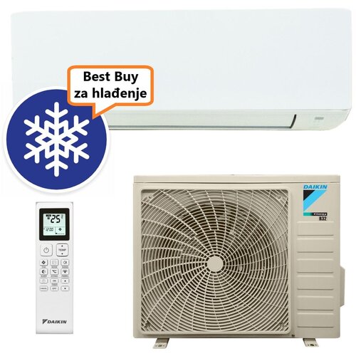 Daikin KLIMA UREĐAJ 5,1 kW - FTXC50E/RXC50E - Sensira, za prostor do 50m2, A++ energetska klasa, R-32 Cijene
