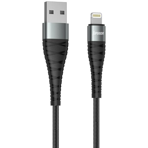 Superior USB data kabl CO-BX32, Lightning, 5A, Crni Cene