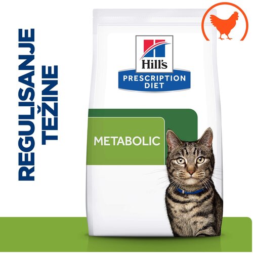 Hill’s prescription Diet Cat Metabolic Piletina 1,5kg Slike