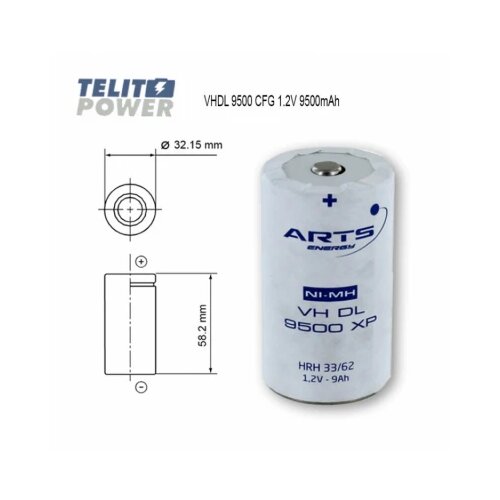  NiMH D VHD9500 CFG 1.2V 9500mAh SAFT Cene