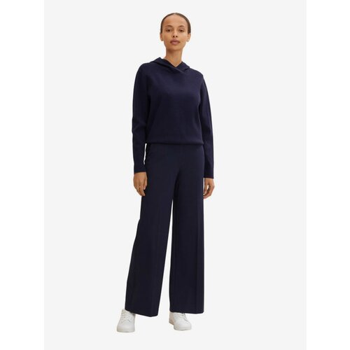 Tom Tailor Dark Blue Women&amp;#039;s Wide Pants - Women Slike