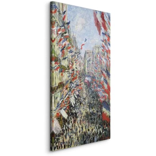  Slika - Claude Monet &ndash; The Rue Montorgueil in Paris  Celebration of June 30  1894 60x120 Standard Cijene