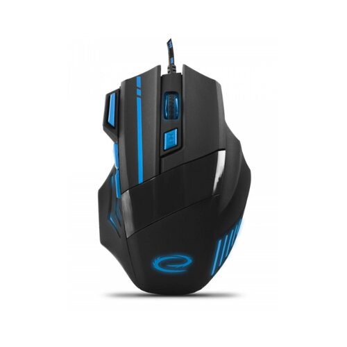 Esperanza Mi&amp;scaron; ESPERANZA GAMING WOLF 7D MX201, blue, 2400dpi, double-click, ergonomic, EGM201B Slike