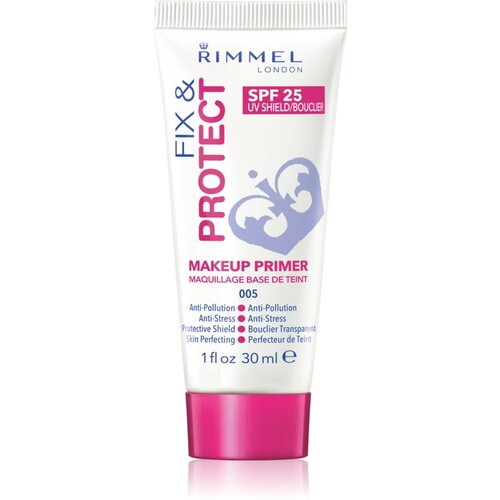 Rimmel London Fix & Protect Makeup Primer SPF25 podlaga za ličila 30 ml odtenek 005 Cene