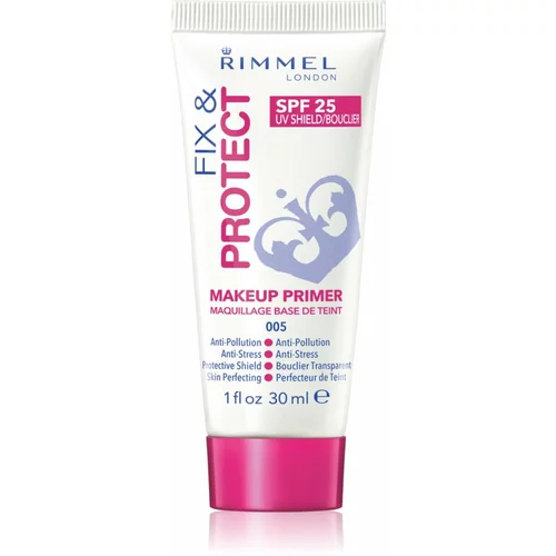 Rimmel London fix & protect makeup primer SPF25 podloga za make-up 30 ml nijansa 005 za žene