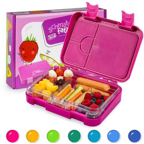 Klarstein junior Lunchbox, 6 predelkov, 21,3 x 15 x 4,5 cm (Š x V x G), brez BPA Cene