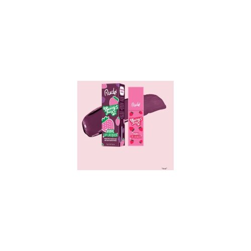 Rude Cosmetics Tečni Ruž za Usne Berry Juicy Vinyl Lip Lacquer Acai | | Ecobeauty Cene