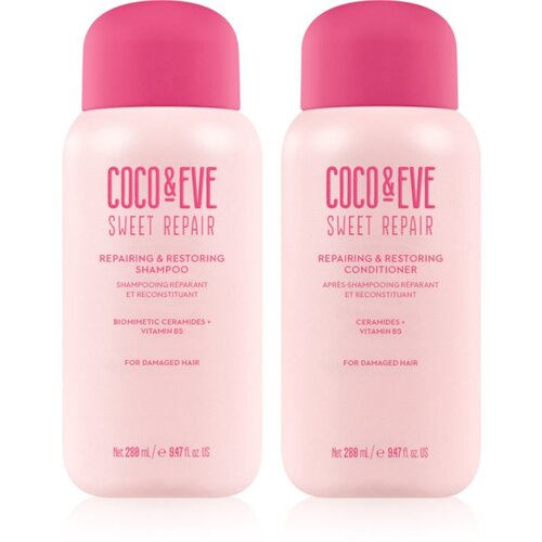 Coco & Eve Sweet Repair Hair Rehab Kit set za poškodovane in barvane lase Cene