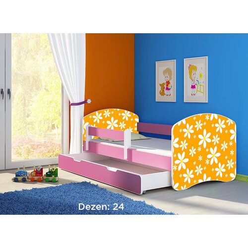 ACMA dečiji krevet II 160x80 F + dušek 6 cm PINK24 Cene