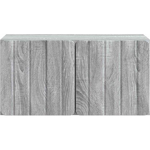  ormar za zid 59,5 x 31 x 30 cm Siva Sonoma Konstruirano drvo Slike