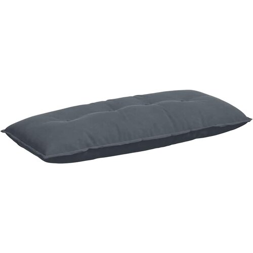 vidaXL Poglavni vzglavnik Temno siva 120 x 50 cm Žametna tkanina Cene