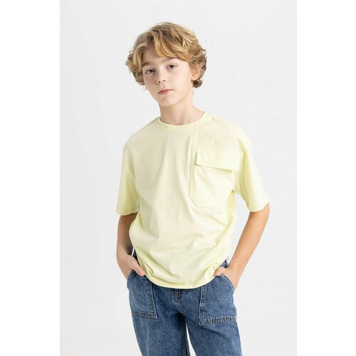 Defacto Boy Oversize Fit Crew Neck 3D Short Sleeve T-Shirt Slike