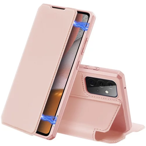  futrola Skin Pro Bookcase Skin X za Samsung Galaxy A72 4G pink