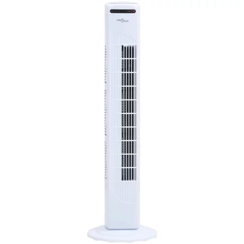 vidaXL stupni ventilator: daljinski upravljač, tajmer Φ24x80 cm bijeli