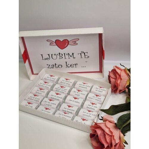  Darilo s čokoladicami LJUBEZEN ČOKDAR 01 Cene
