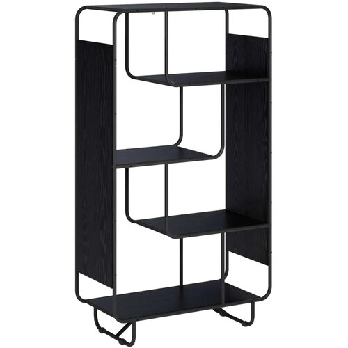  Visoka komoda Crni hrast 80 x 37.5 x 144 cm Prerađeno drvo - Crni hrast 80 x 37.5 x 144 cm Slike