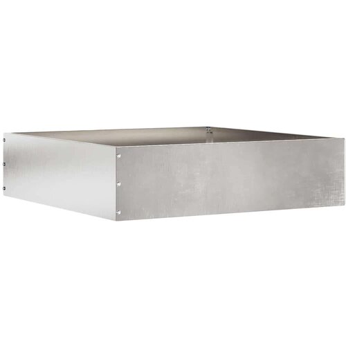 vidaXL Robovi trave srebrna 50 x 50 x 13 cm Nerjaveče jeklo Cene