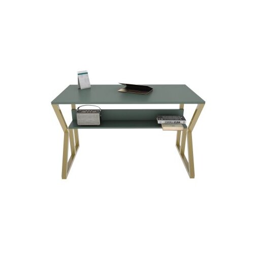 Hanah home radni sto wake green gold Slike