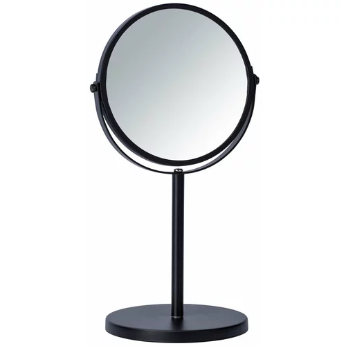 Wenko crno kozmetičko ogledalo Assisi , 17 cm