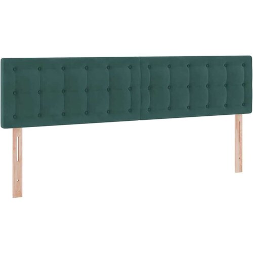  Krevet S LED lampica s pohranom Tamnozelena 180 x 200 cm Bar&amp;scaron;un Slike