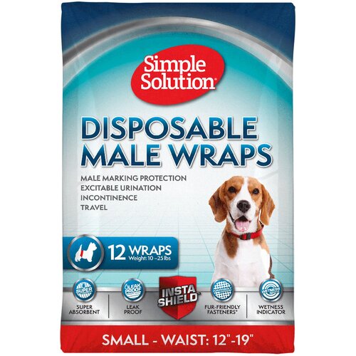 Simple Solution plenice za enkratno uporabo za pasje samce - Velikost S: 30 - 48 cm, 12 kosov Cijene