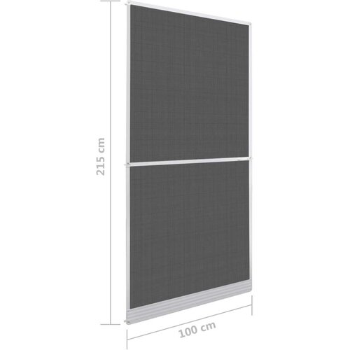  Zaslon za insekte s čepom Bijela i crna 100 x 215 cm - Bijeli 100 x 215 cm Slike