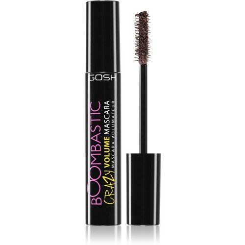 Gosh Boombastic maskara za volumen in privihanje trepalnic odtenek 005 Chocolate Brown 13 ml Slike