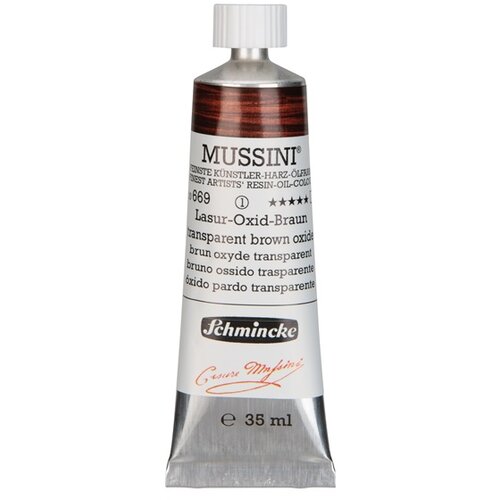 SCHMINCKE Uljane boje Schmincke MUSSINI 35 ml  | 669 oxide brown transparent Cene