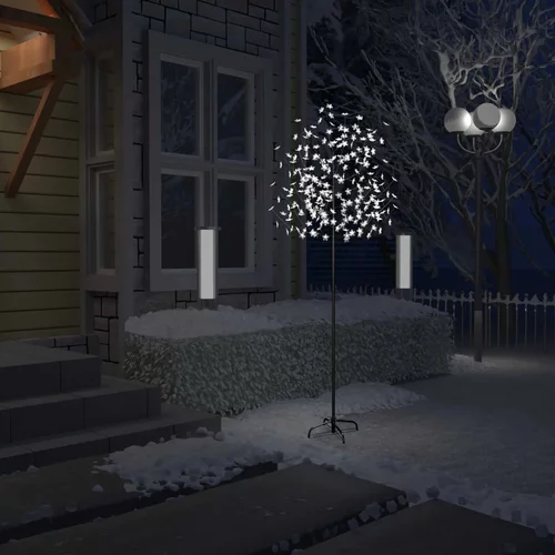  Božićno drvce s 220 LED žarulja hladno bijelo svjetlo 220 cm