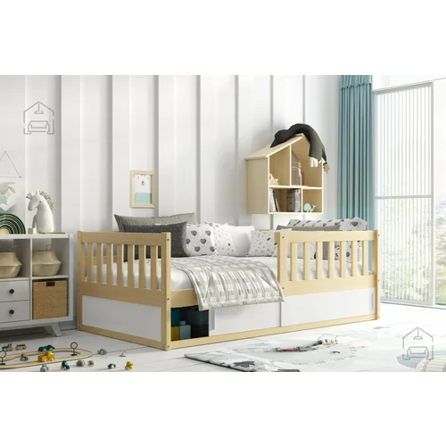 BMS Group Otroška postelja Smart - 80x160 cm - bor/bela
