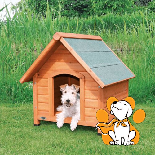 Trixie Natura Cottage Drvena Kućica Za Male Pse, Od Borovine, 77 x 71 x 76cm Cene