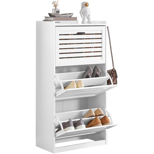 SoBuy omara za čevlje na hodniku v beli barvi v kmečkem slogu, (20814889) Slike