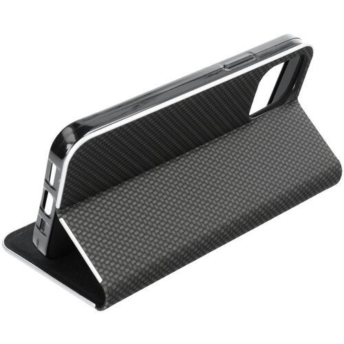  futrola flip luna book carbon za iphone 15 pro max (6.7) crna Slike