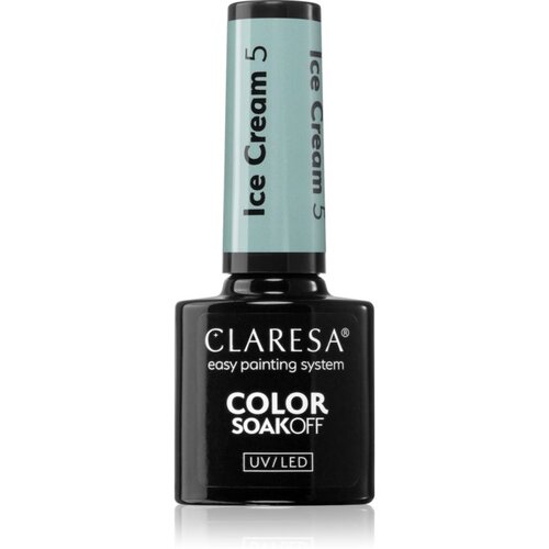 Claresa SoakOff UV/LED Color Ice Cream gel lak za nohte odtenek 5 5 g Cene