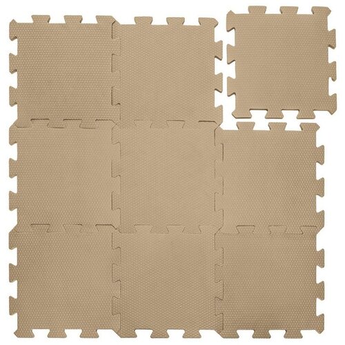 Zopa puzzle podloga od pjene 30 × 30 cm (9 kom) Hazel Brown Cene