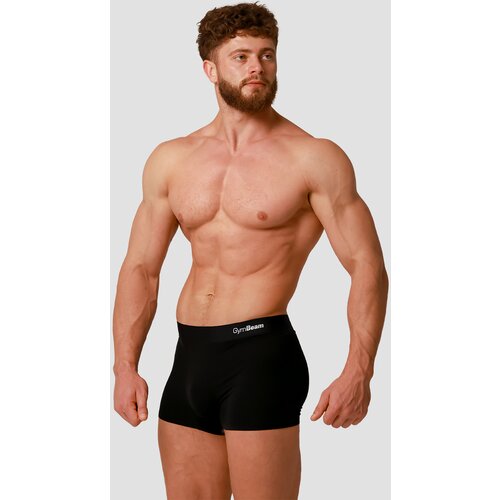 GymBeam Mu&amp;scaron;ke bokserice Soft 2Pack Black Slike