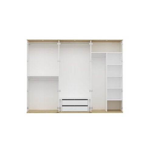 Hanah home Ormar Kale Line-4807, 270x206x52 cm, Bijela Slike