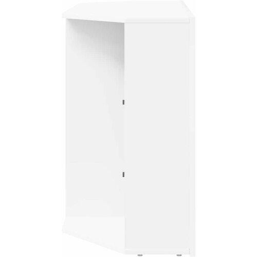  Kotni LED TV ormar Zidne Bijelo 100x40x68cm Konstruirano drvo Slike