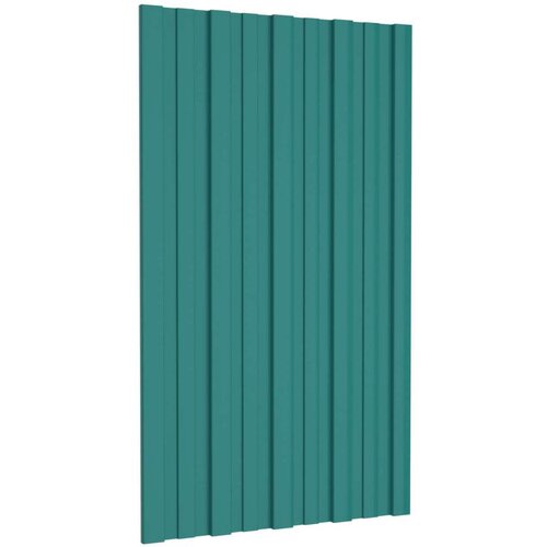 Krovni panel 12 pcs Zelena 80 x 45 cm Pocinčani čelik - Zelena 80 x 45 cm 12 Cijene