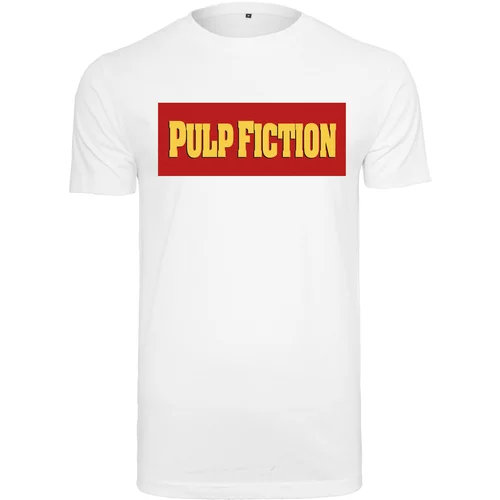 Merchcode T-shirt with Pulp Fiction logo white